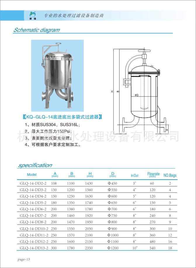 pp袋式过滤器液体过滤器