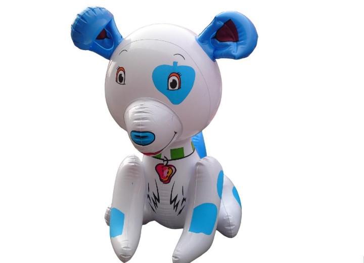 【供应大号充气草莓狗 充气动物玩具 儿童玩具