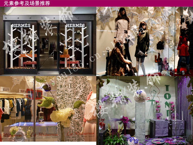 厂家供应商业橱窗 玻璃橱窗 商场女装橱窗造型展示 提供设计图