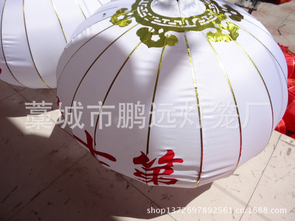 供应白色灯笼扫墓用品批发祭奠灯笼