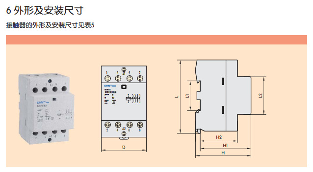 正泰家用交流接触器nch8系列 20,2