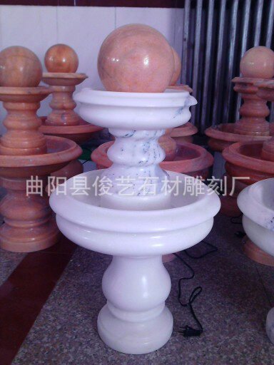 阳县石材直销花岗岩厂家《花盆》喷泉风水球叠园别墅装修彩图片