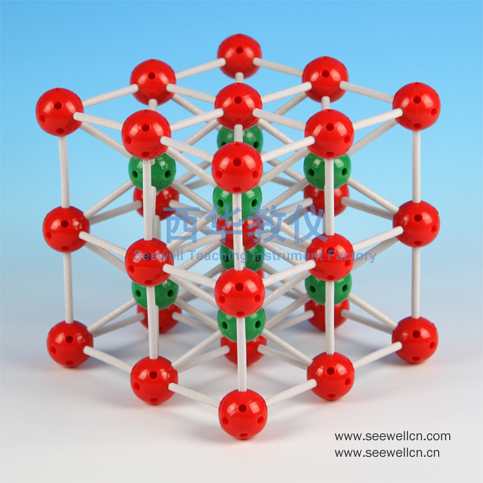 xcm-008-j3123-氯化铯(cscl)-晶体模型-化学模型-教学模型