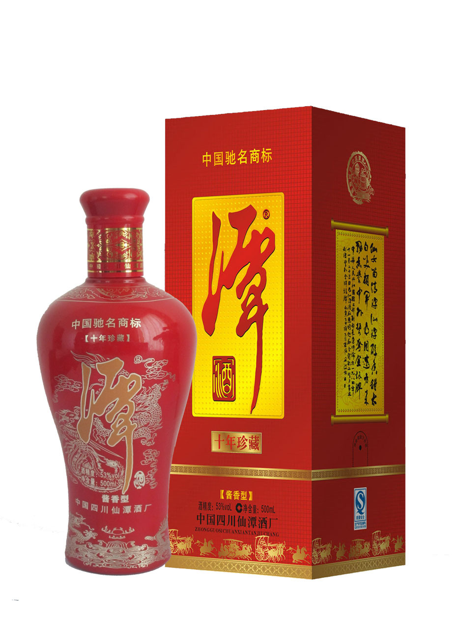 酱香潭酒(十年珍藏)500ml 农高会