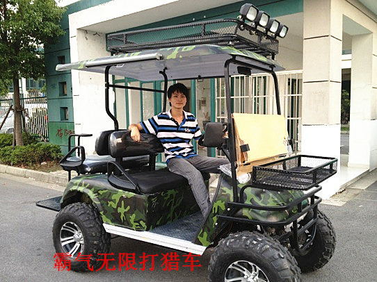 发往各地的观光车