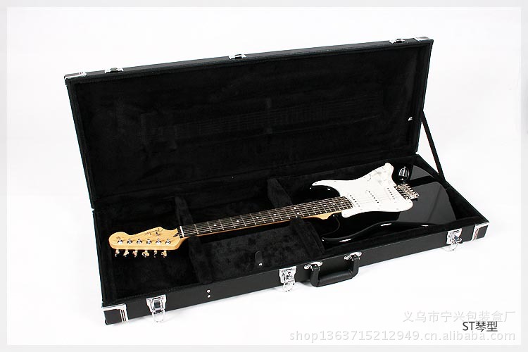 贝斯木质琴盒\/皮电吉他包装盒\/密度板吉他皮盒