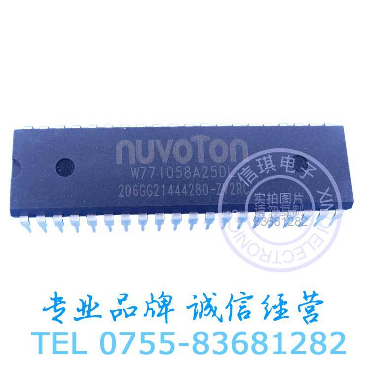  W77I058A25DL ˫ 8λ΢ ҵоƬ MCU DIP-40ֱ