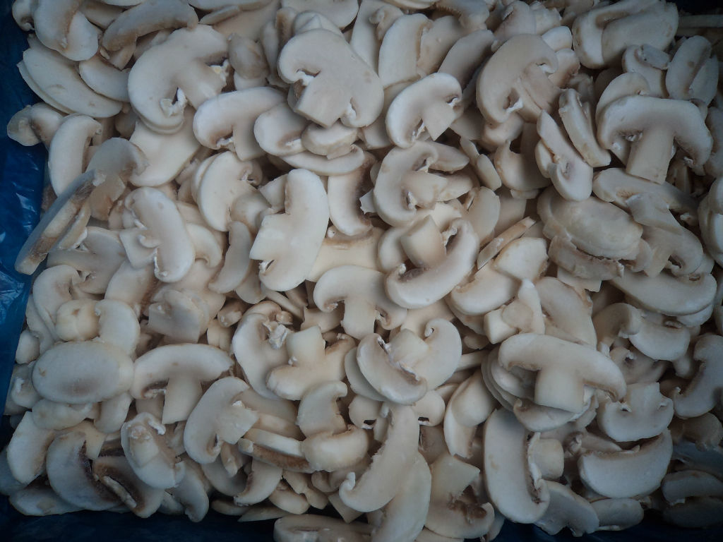 冷冻双孢菇整菇片菇