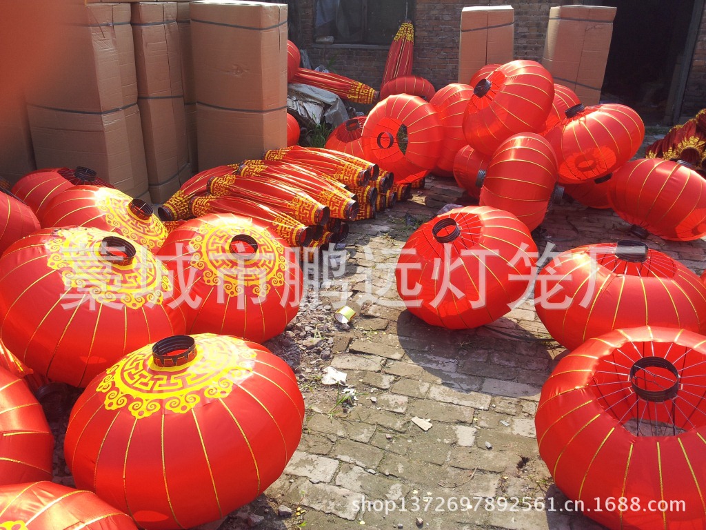 厂家特供批发 喜庆春节日铁口灯笼 定做广告灯笼