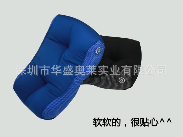 【电动按摩方枕靠垫保健按摩枕腰枕电动按摩腰