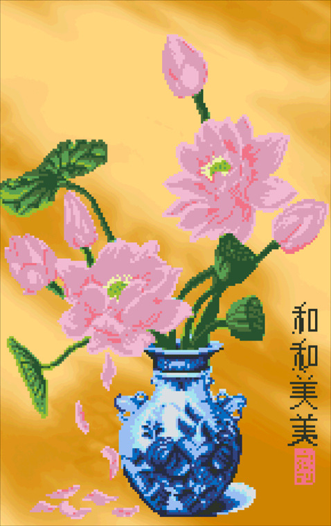 diy钻石十字绣贴钻画 和和美美 5d简