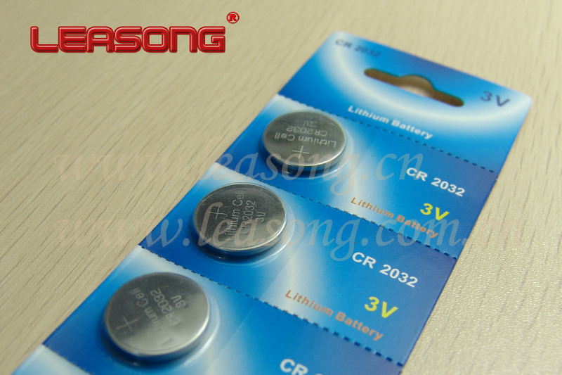 【CR2032纽扣式锂电池3V 中性英文卡装CR2