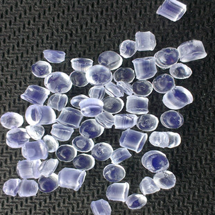 透明PVC原料颗粒 浅蓝底透明PVC软质、硬质 注塑透明PVC原料颗粒