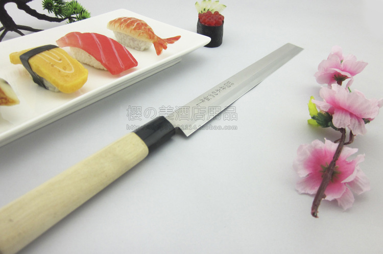 【特级日本庖丁平头柳刃刀刺身刀生鱼片刀寿司
