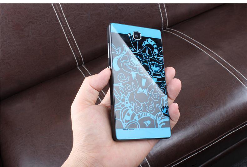 【华为荣耀3c手机保护壳 华为3c钢化玻璃后盖