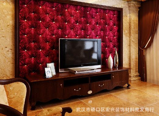 客厅电视背景墙软包 卧室背景墙软包效果图价格及生产厂家