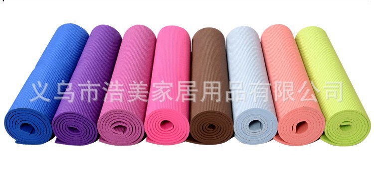 规格防滑瑜伽垫子 PVC瑜珈垫加厚瑜伽健身垫