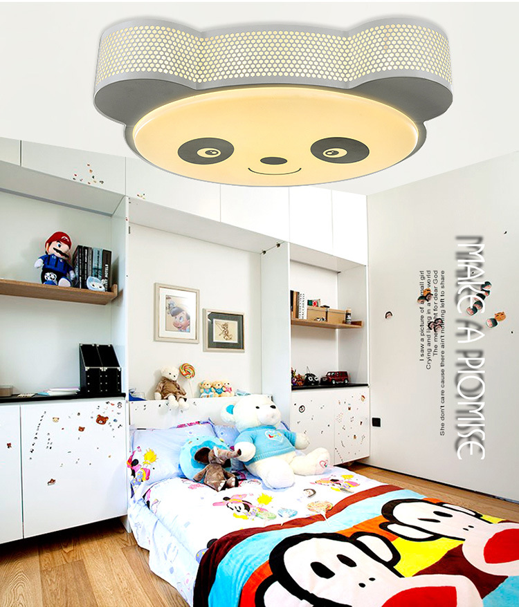 功夫熊猫卡通灯儿童灯儿童房LED吸顶灯卧室灯