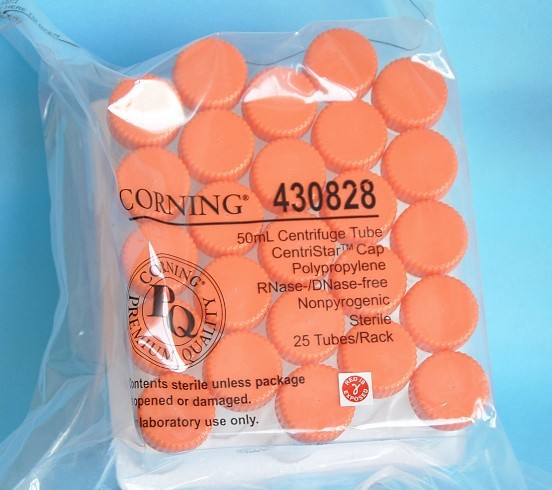 现在供应美国康宁corning塑料尖底离心管50ml,pcr管,灭菌离心管