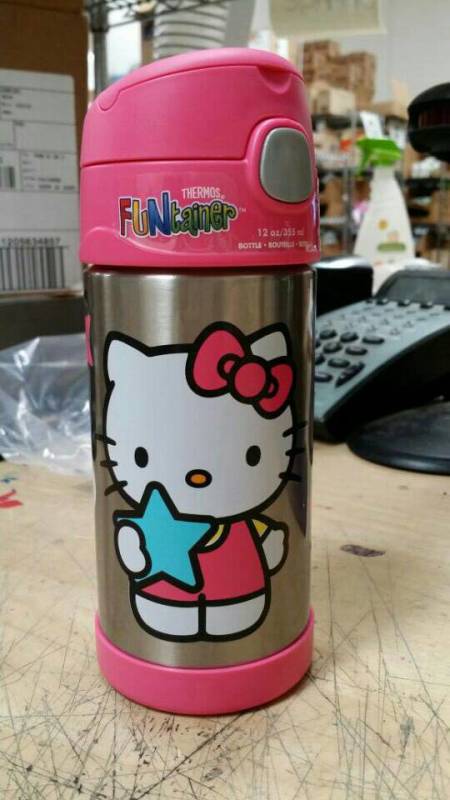 美國 Thermos hello kitty 膳魔師寶寶吸管水杯 - 12安士工廠,批發,進口,代購