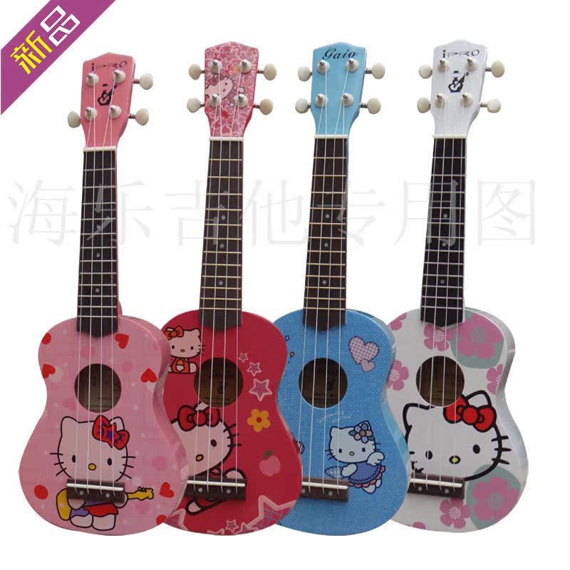 21寸 尤克裡裡 Ukulele 夏威夷四弦小吉他 hello kitty 烏克麗麗工廠,批發,進口,代購