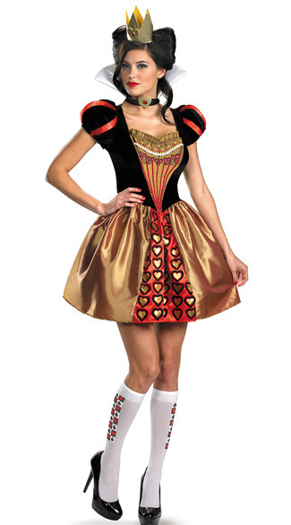 万圣节情趣a情趣红桃心女皇cos角色扮演动漫装情趣电影演出服制服性感乎知图片
