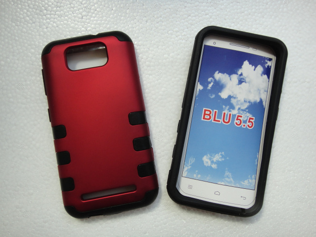 【美国品牌BLU 5.5手机壳 手机保护壳 T形支架