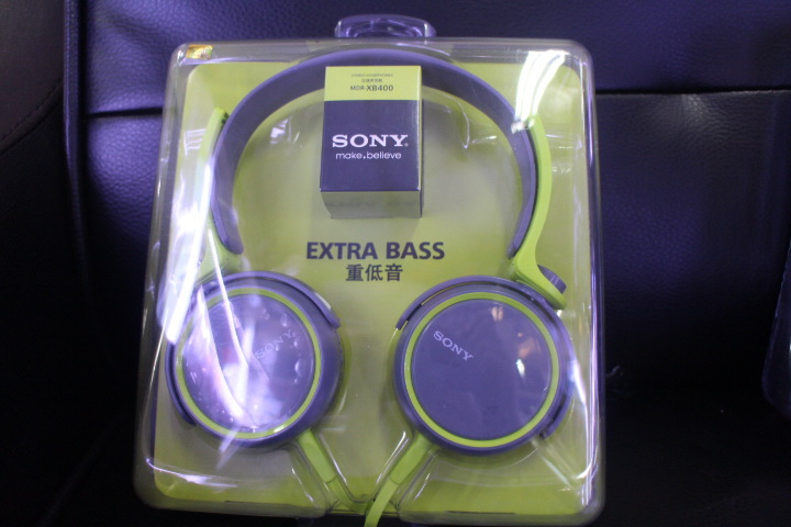 【新款SONY\/索尼MDR-XB400头戴式耳机 重低