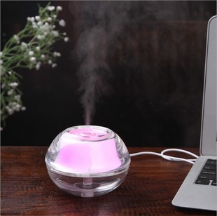 新款 创意迷你水晶加湿器 夜灯加湿器  USB加湿器  空气净化器