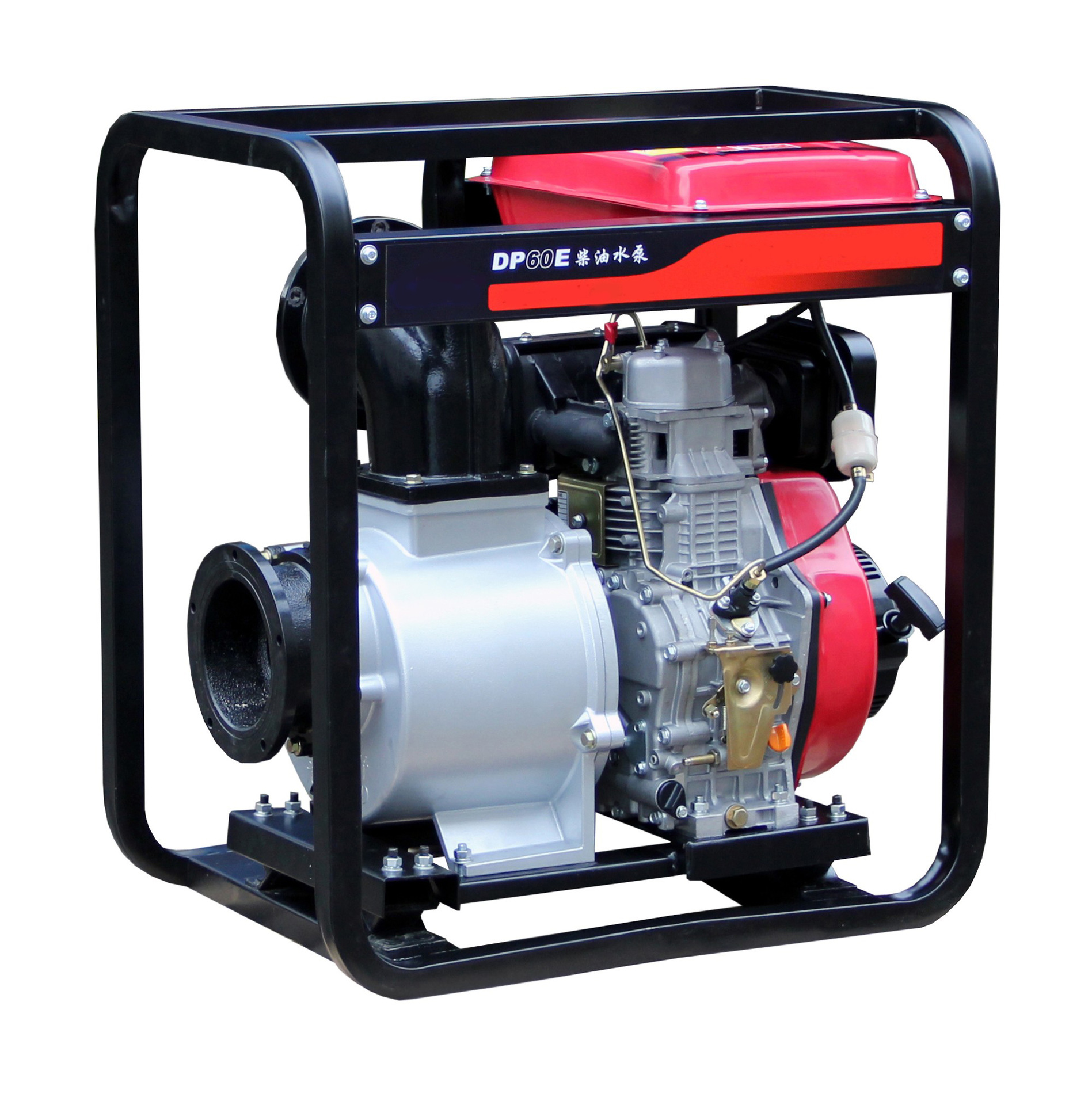 6寸柴油水泵6寸电启动风冷柴油水泵6寸水泵机组