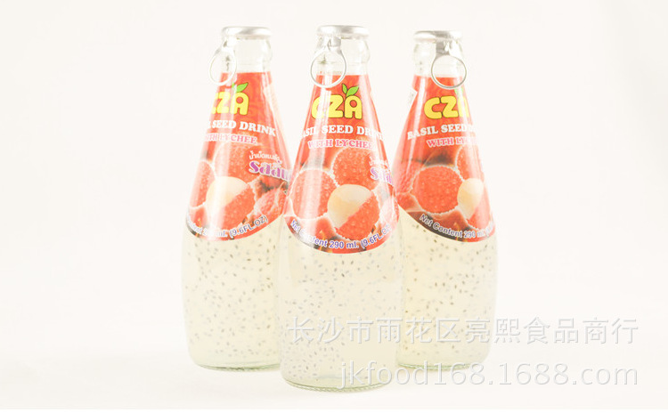 泰国进口 cza明列子饮料|290ml芦荟味健康饮品 5个口味整箱24瓶