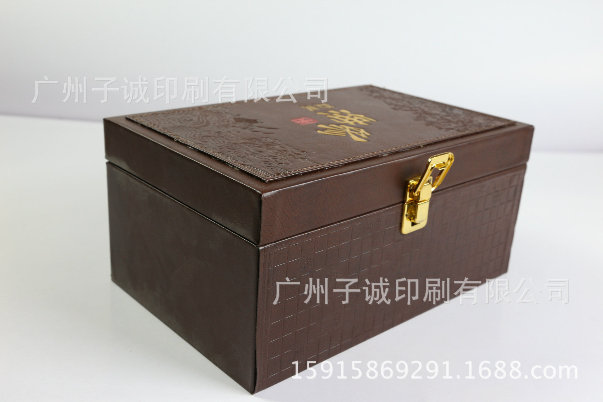 【厂家订做高端保健品包装皮盒 高端礼品皮盒