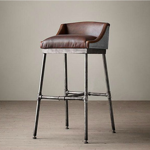 宏盛美式可定做家具创意工业酒吧椅复古奶茶店咖啡厅 椅子