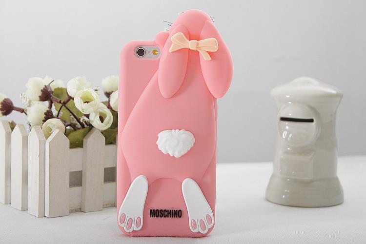 【iphone6 4.7寸硅胶套 苹果6龅牙兔保护套 保