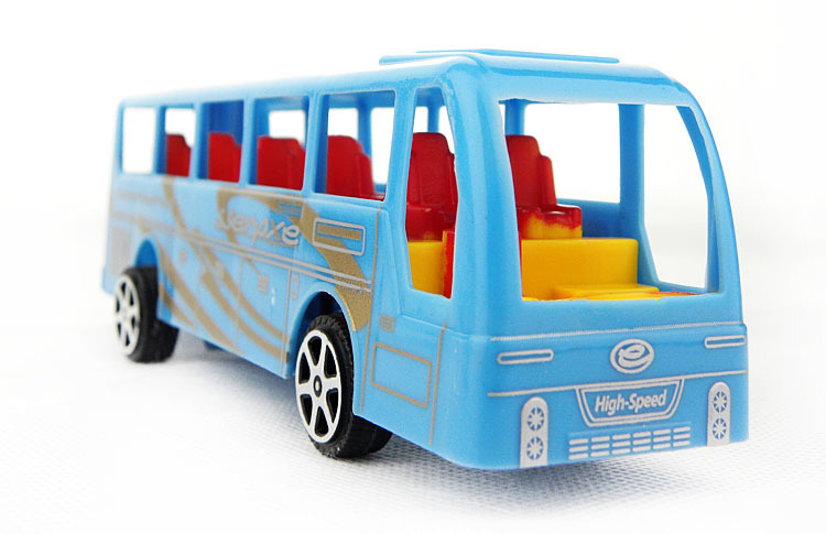 【【澄海玩具赠品】玩具车仔 回力公交车儿童