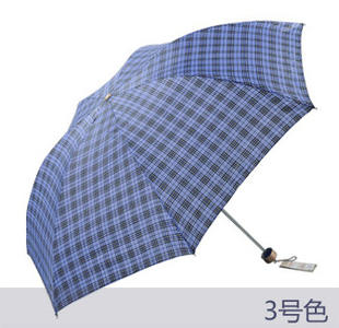 天堂伞雨伞正品 批发 339s格 男女普通晴雨伞 三折钢骨雨伞