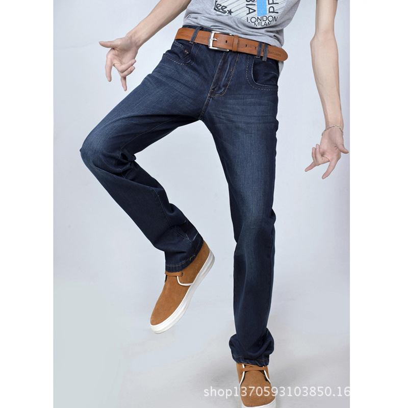 【stock jeans wholesal man jeans long jeans】