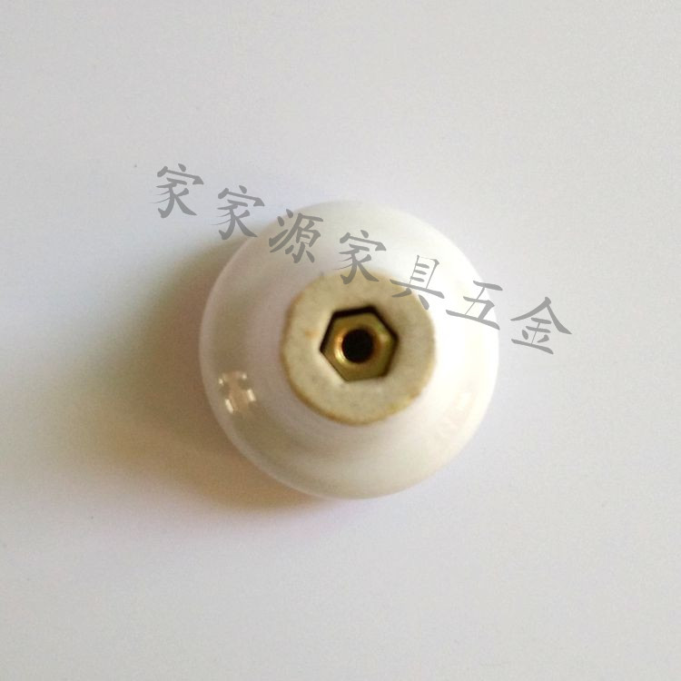 【家家源家具配件欧式瓷开裂单粒红蓝喇叭花家具沾拉手水图片