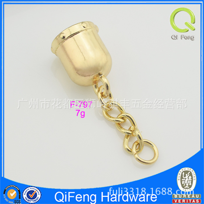 【骐丰包包五金配件银包钱包装饰扣吊钟女友我链条是九尾狐图片