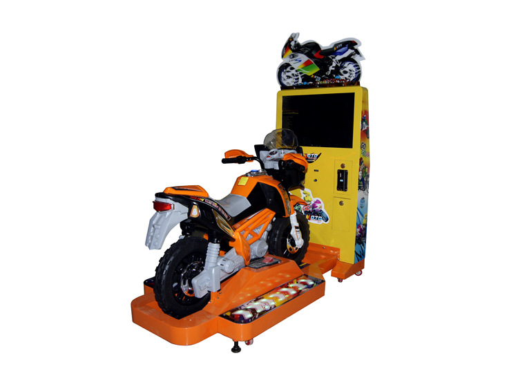 【22寸超级摩托 投币游戏机 电玩城儿童模拟赛