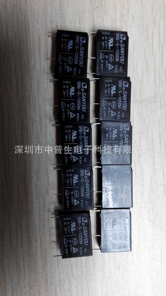 【三友继电器SRB-S-105DM直插4脚】