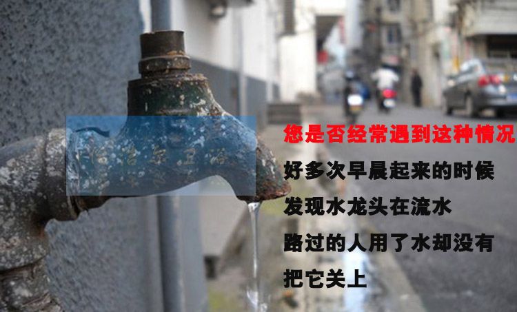 锁带钥匙水龙头户外防盗水龙头洗衣机水龙头拖