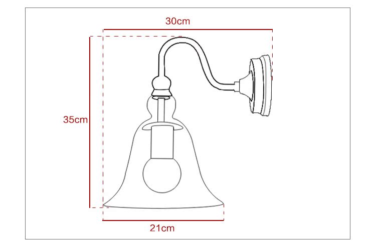 简约现代北欧 个性文艺loft 水晶风铃 玻璃铃铛壁灯