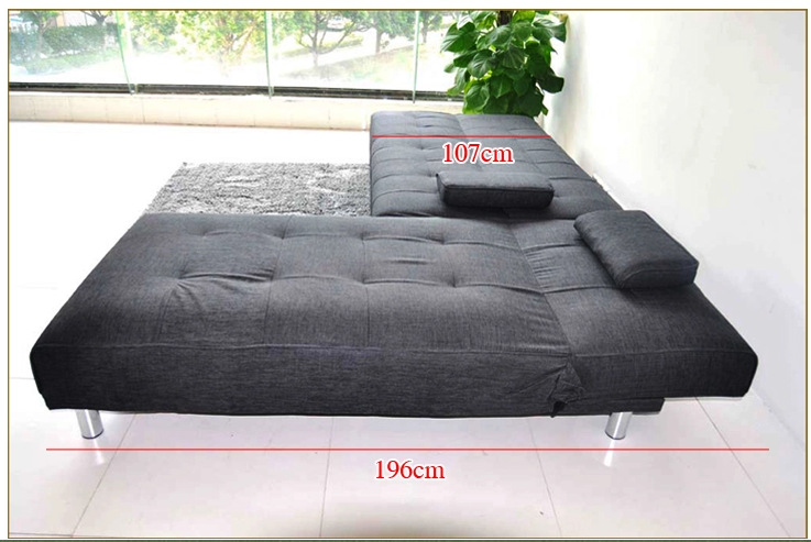【佛山家具厂家直销客厅多功能折叠沙发床麻布