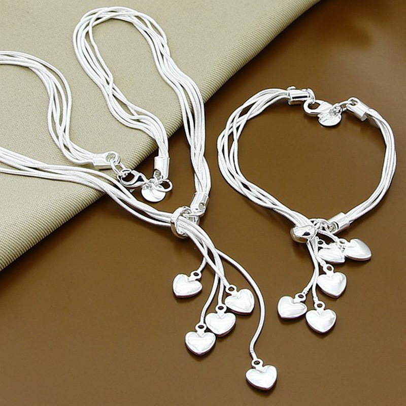 1 Piece Fashion Heart Shape Alloy Plating Womenu0027S Bracelets