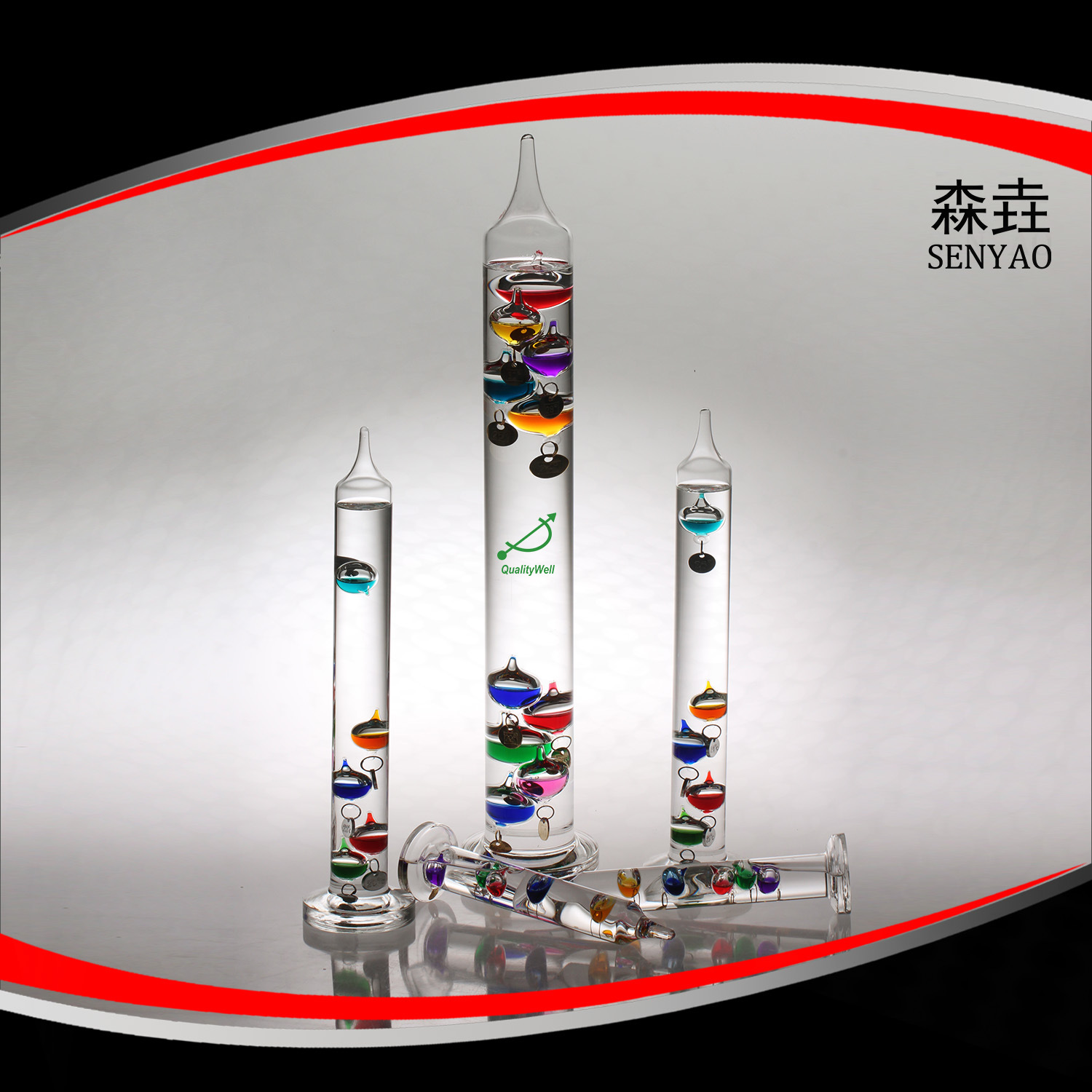 伽利略温度计家用温度计