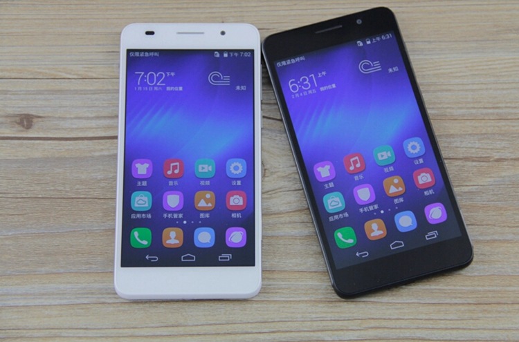 华为/huawei h60-l01荣耀6 5.0寸移动联通安卓智能八核4g正品手机