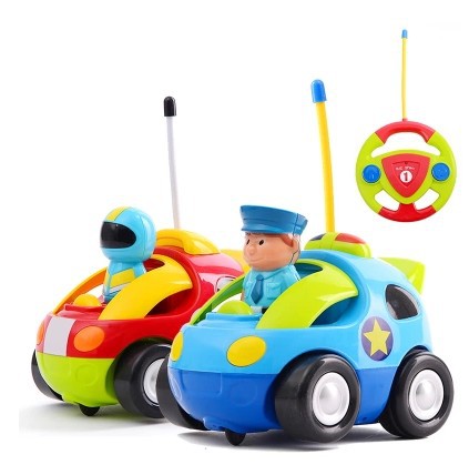 【正品升级加厚耐摔撞儿童玩具车遥控警车卡通