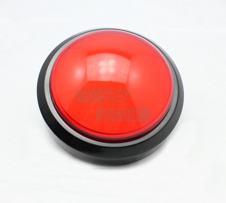 按钮开关_#凸面带灯按钮开关 大圆游戏机按键