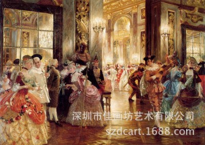 【薄利促销】写真油画 古典欧式 宫廷人物装饰画 挂画 家居饰品15